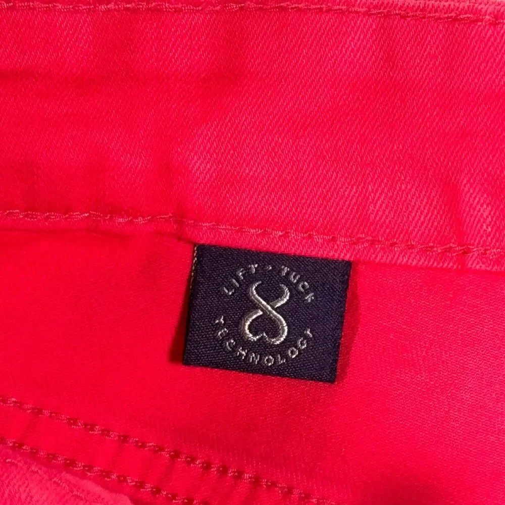 NYDJ Jeans Womens 8P Crop Pink‎ Pants Cropped Slim Fit Casual Capri Style